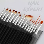 Комплект четки  за  Nail Art 16бр